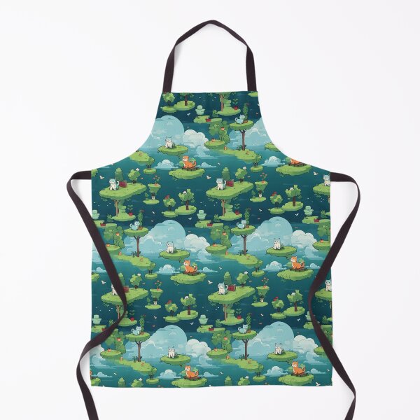 Item preview, Cats in the cloud park designed and sold by BurpeesEvery.