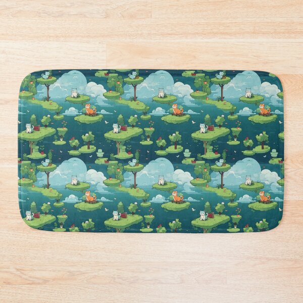 Item preview, Cats in the cloud park designed and sold by BurpeesEvery.