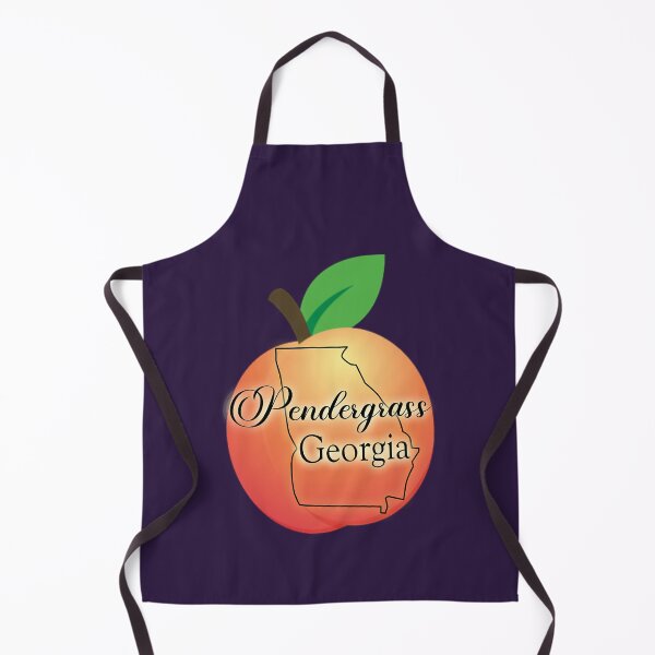 Item preview, Pendergrass Georgia Outline on Peach designed and sold by MalyHolmes.
