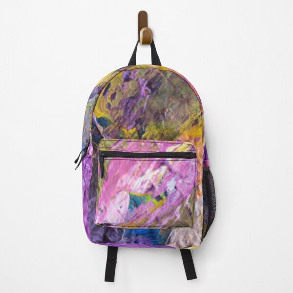 Item preview, Different color oil paint strokes dried on paper. colorful acrylic paint. modern art concept. painter palette designed and sold by MTShoppingLine.