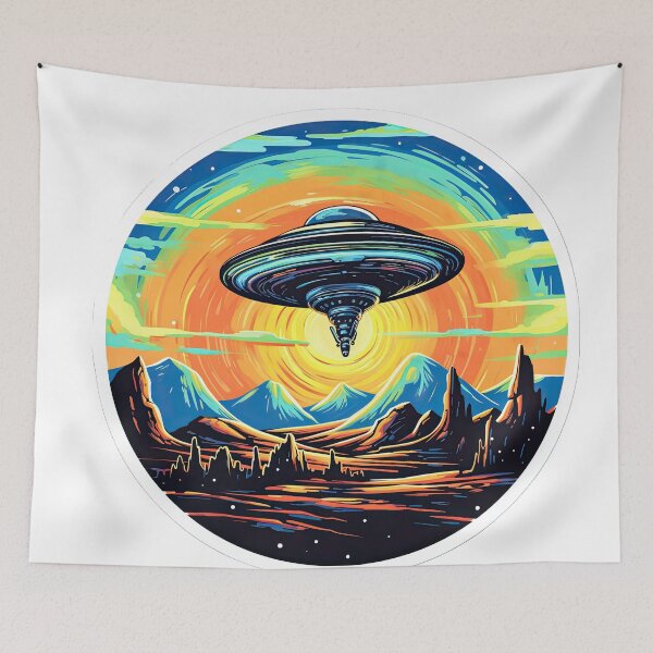 Item preview, Flying alien saucer  designed and sold by abmkf.