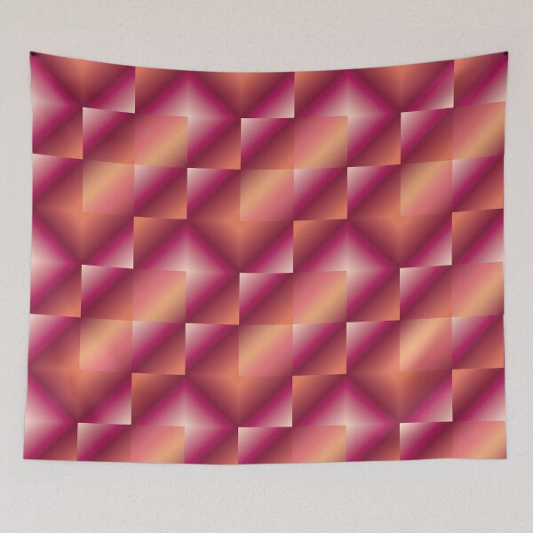 Aperçu de l'œuvre Rose et orange, expériences de pliage créée et vendue par Erkadesign.