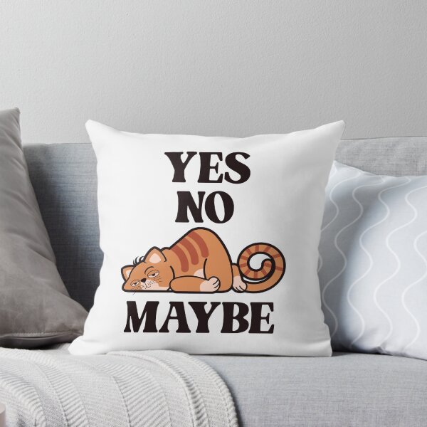 Item preview, Yes. No. Maybe. (2) - Minimum Effort Kitty designed and sold by Vector-Artist.