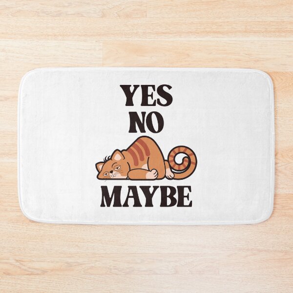 Item preview, Yes. No. Maybe. (2) - Minimum Effort Kitty designed and sold by Vector-Artist.
