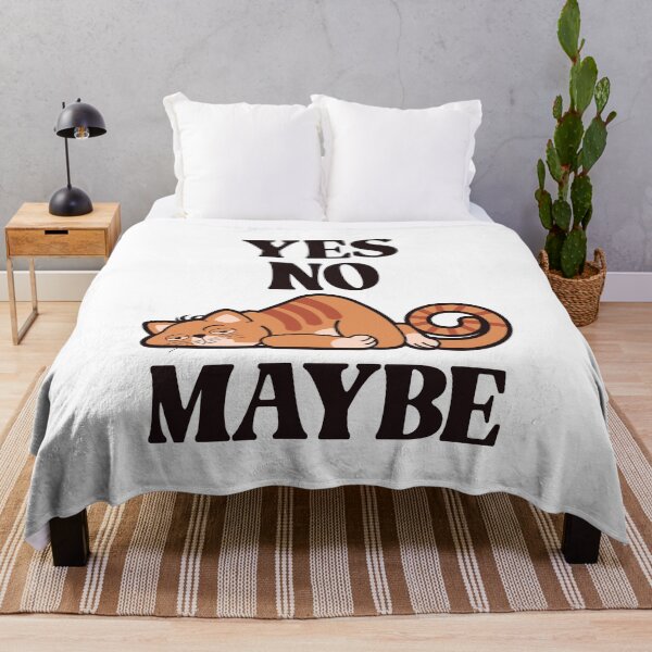 Item preview, Yes. No. Maybe. (2) - Minimum Effort Kitty designed and sold by Vector-Artist.