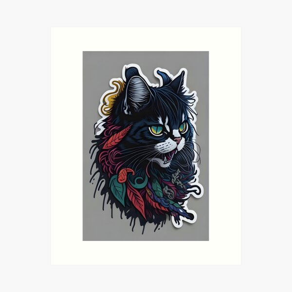 Cat Reaction Canvas Prints for Sale