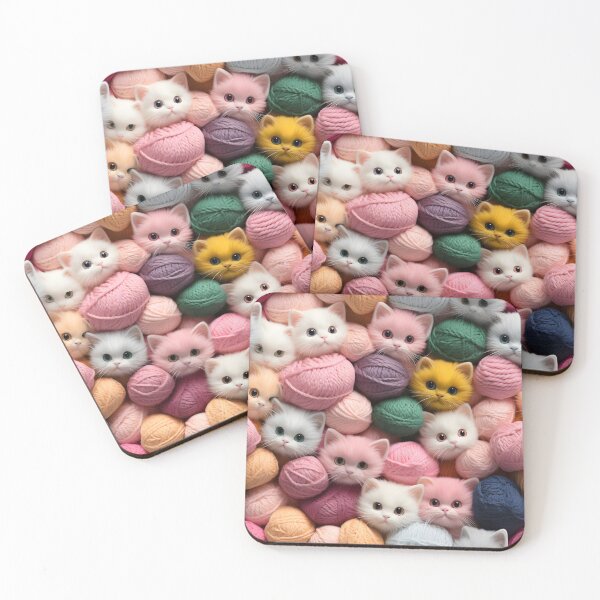 Item preview, Adorable Crocheted Baby Amigurumi Animals Seamless Pattern designed and sold by AlienSkinEyes.