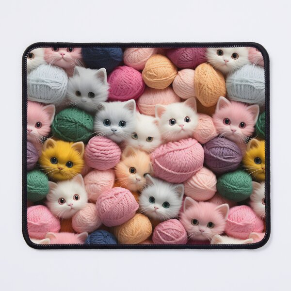 Item preview, Adorable Crocheted Baby Amigurumi Animals Seamless Pattern designed and sold by AlienSkinEyes.
