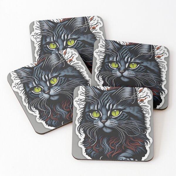 Artikelvorschau, Lulu Cat Allure: Elegante und niedliche Aufkleber entworfen und verkauft von FashionRex.