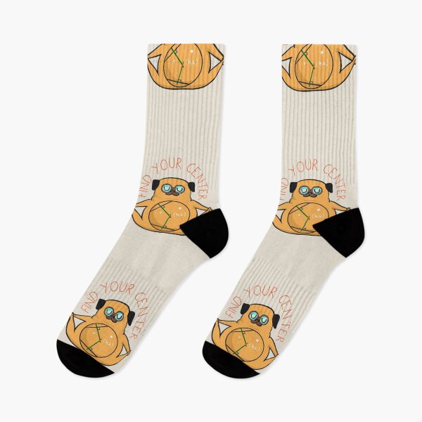 Item preview, Find Your Center Pug Yoga designed and sold by Huebucket.