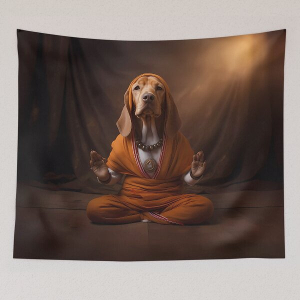 Item preview, Beagel meditating designed and sold by the99thstudio.