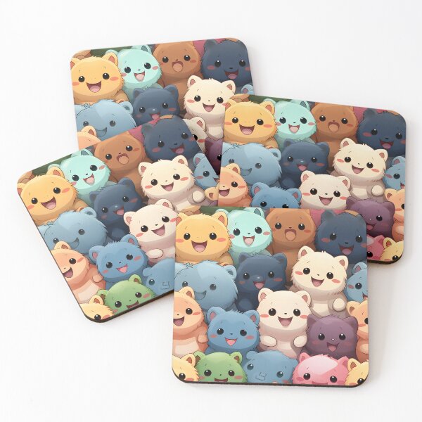 Item preview, Adorable Crocheted Baby Amigurumi Animals Seamless Pattern designed and sold by AlienSkinEyes.
