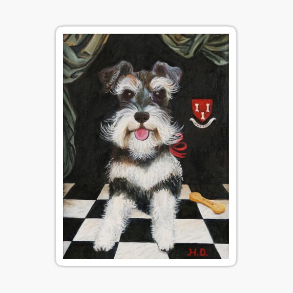Sir Schnauzer Sticker