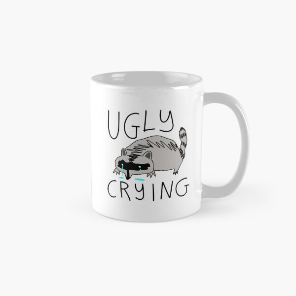 Item preview, Ugly crying raccoon designed and sold by HummingGhost.