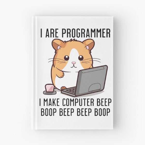 Item preview, I Are Programmer Funny Kawaii Cute Hamster Programmer designed and sold by LOT7Clothing.