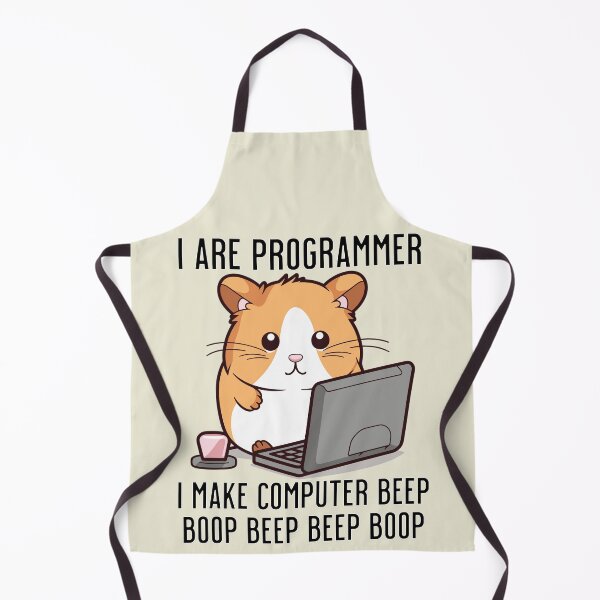 Item preview, I Are Programmer Funny Kawaii Cute Hamster Programmer designed and sold by LOT7Clothing.