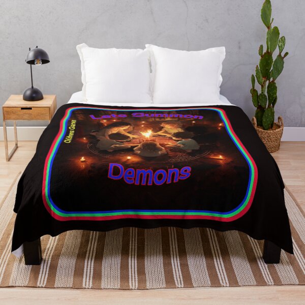 Item preview, Let's Summon Demons Funny Retro designed and sold by djhypnotixx.