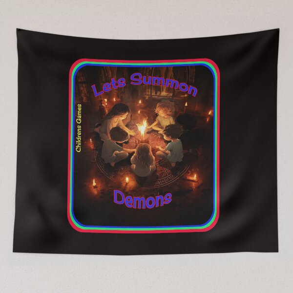 Item preview, Let's Summon Demons Funny Retro designed and sold by djhypnotixx.