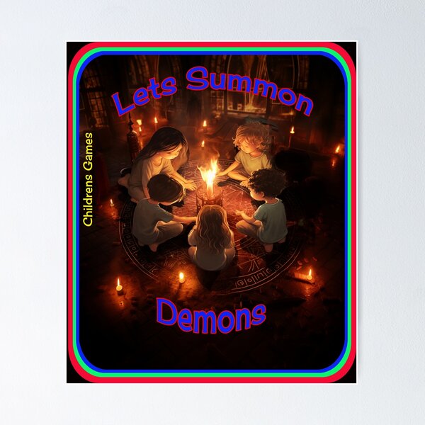Item preview, Let's Summon Demons Funny Retro designed and sold by djhypnotixx.