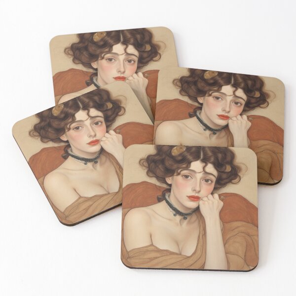 Item preview, Portrait of a woman, expressionist style designed and sold by jsebouvi.