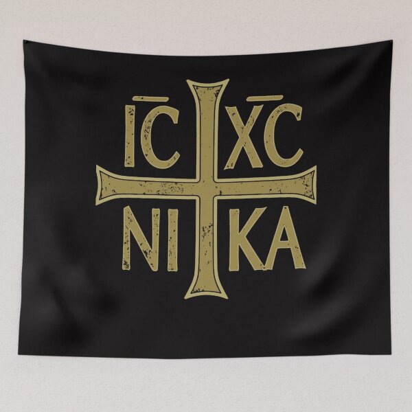 Item preview, IC XC NI KA Christogram Cross Orthodox Christian Vintage  designed and sold by JESUSJOBRACK.