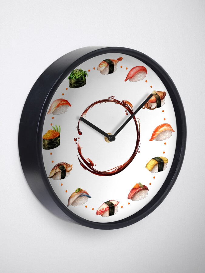 Alternate view of Nigiri, Please - The Sushi Menu You Can Wear! Clock