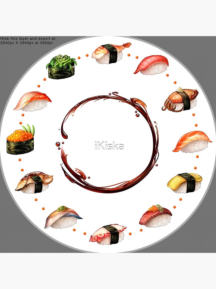 Nigiri, Please - The Sushi Menu You Can Wear! by iKiska