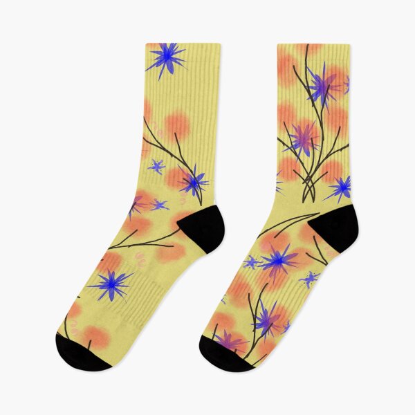 Item preview, Wild flowers in pink and blue colors , decoration designed and sold by MsRedFox.
