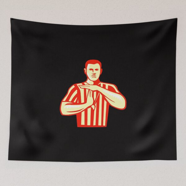 Item preview, Basketball Referee Technical Foul Retro designed and sold by CONNORMADIZO.