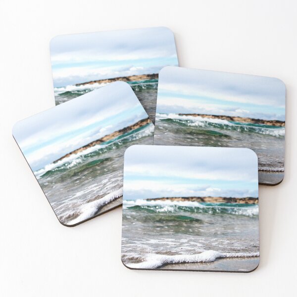 Item preview, Rough Waves Crashing on Beach with foam designed and sold by thespecialtyhub.