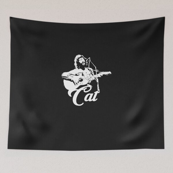 Item preview, Cat Stevens White Stencil Essential designed and sold by DawsonKrauss3.