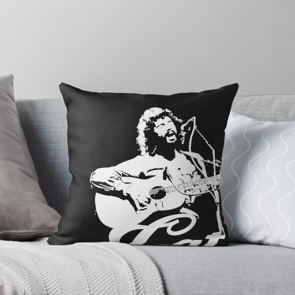 Item preview, Cat Stevens White Stencil Essential Funny designed and sold by DawsonKrauss3.