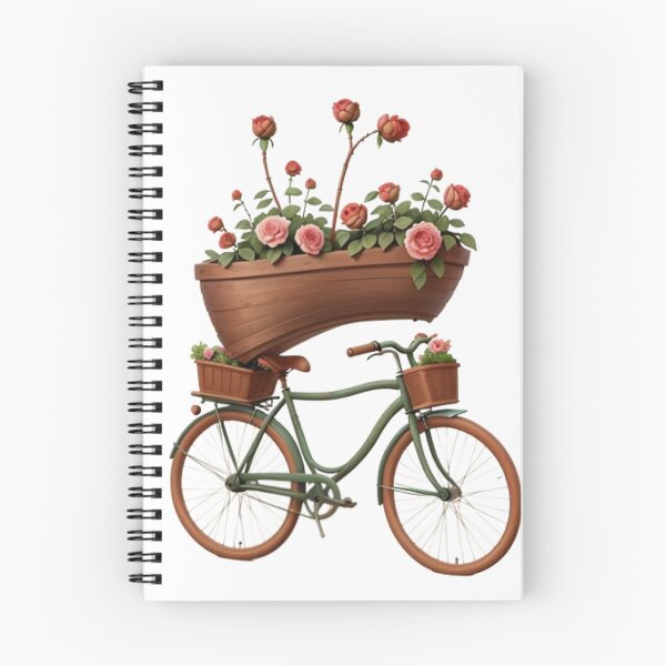 Item preview, flower basket bicycle designed and sold by mikaws.