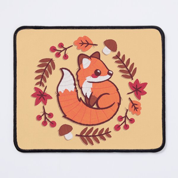 Item preview, Fox embroidery patch designed and sold by NemiMakeit.