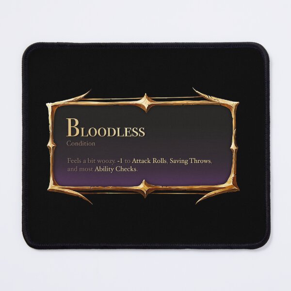 Item preview, Bloodless (condition) designed and sold by LilyThula.