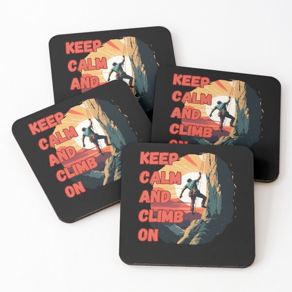 Item preview, Keep Calm and Climb On Gifts for Climbers designed and sold by mOdesign84.