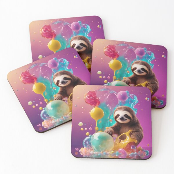 Item preview, Sloth plays with color bubbles designed and sold by Girih.