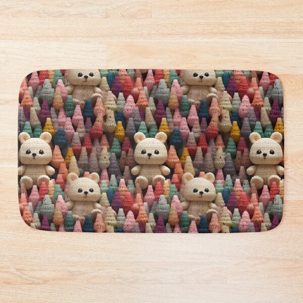 Item preview, Adorable Crocheted Baby Amigurumi Animals Seamless Pattern designed and sold by AlienSkinEyes.