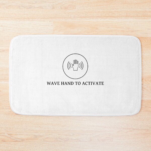 Item preview, Wave Hand To Activate - Fun technology joke wide design designed and sold by Gormont.