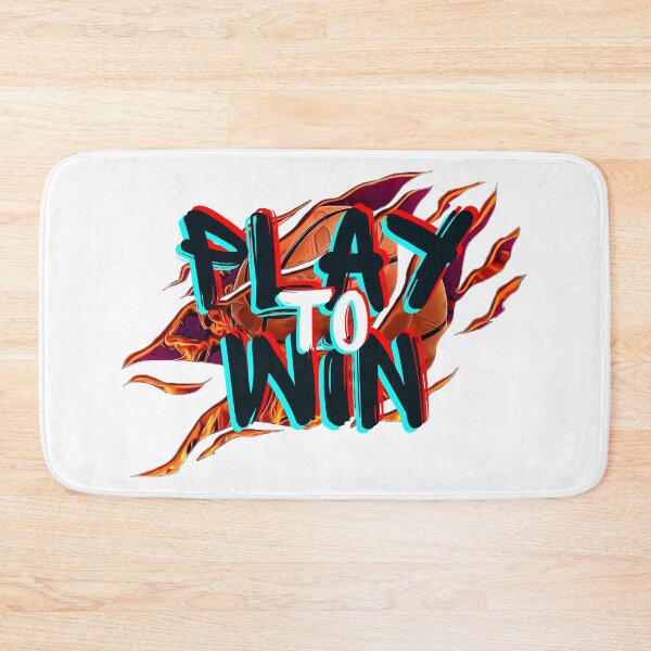 Item preview, Black and Orange Modern Play To Win  designed and sold by Artistic Designs ⭐⭐⭐⭐⭐.