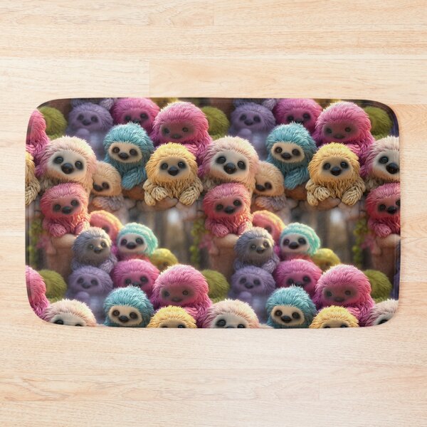 Item preview, Adorable Crocheted Baby Amigurumi Animals Seamless Pattern designed and sold by AlienSkinEyes.