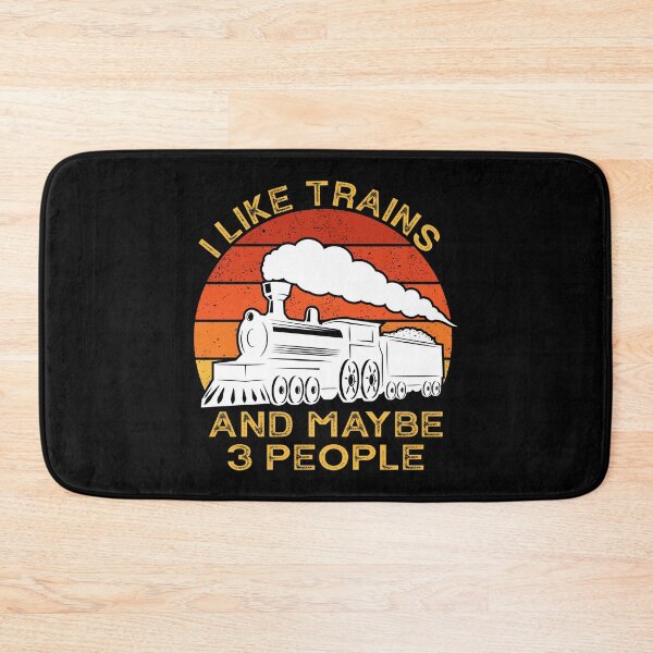 Item preview, I like trains and maybe 3 people, Model Railroads Fans designed and sold by jingdomdesgine.
