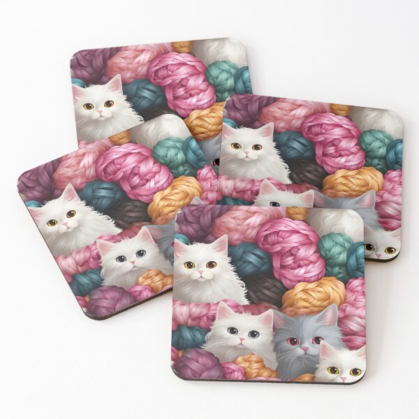 Item preview, Adorable Crocheted Baby Amigurumi Animals Seamless Pattern designed and sold by AlienSkinEyes.