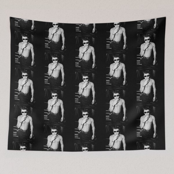 Item preview, aron piper poster black and white Premium Scoop designed and sold by KittieThomsen.