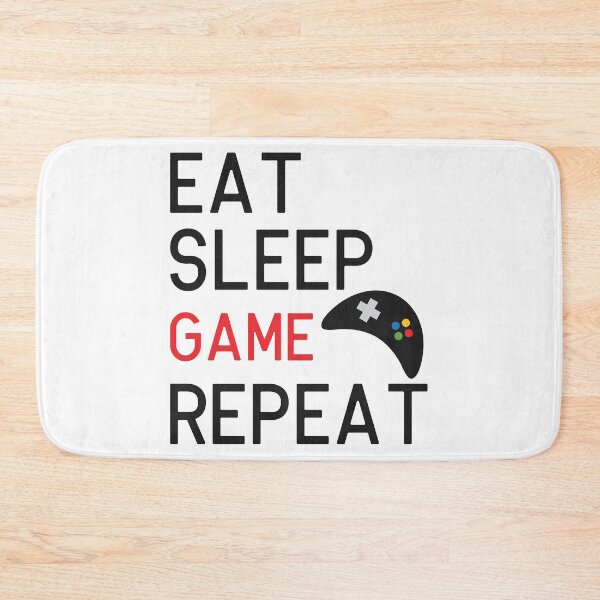Item preview, Embrace the Gamer's Journey: Eat, Sleep, Game, Repeat designed and sold by Saalim22.