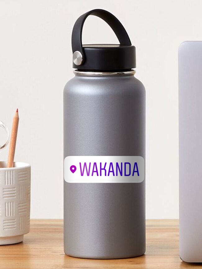 Wakanda Location Sticker By Araweelo Redbubble