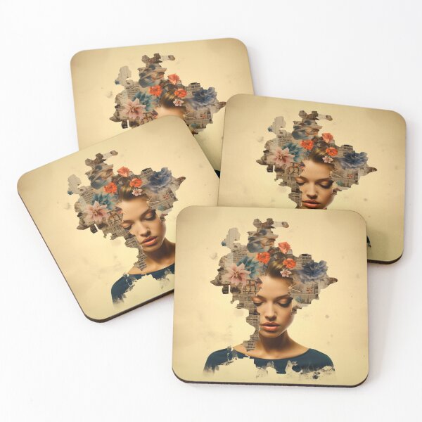 Item preview,  organizing thoughts, puzzle, collage artwork designed and sold by silent-violin.