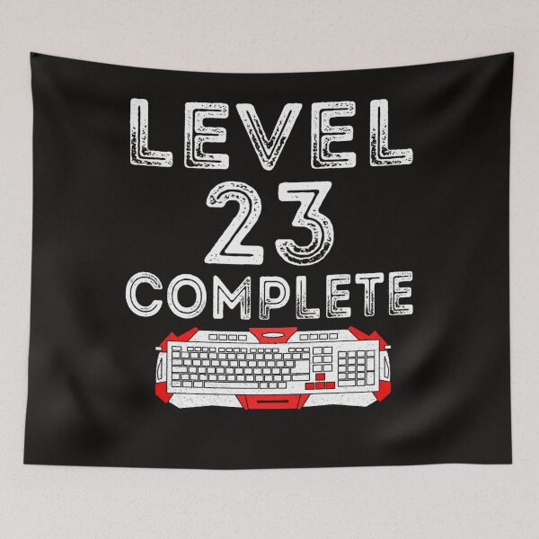 Item preview, Level 23 Complete  23rd Birthday Gift  designed and sold by ROSALRDOCK.