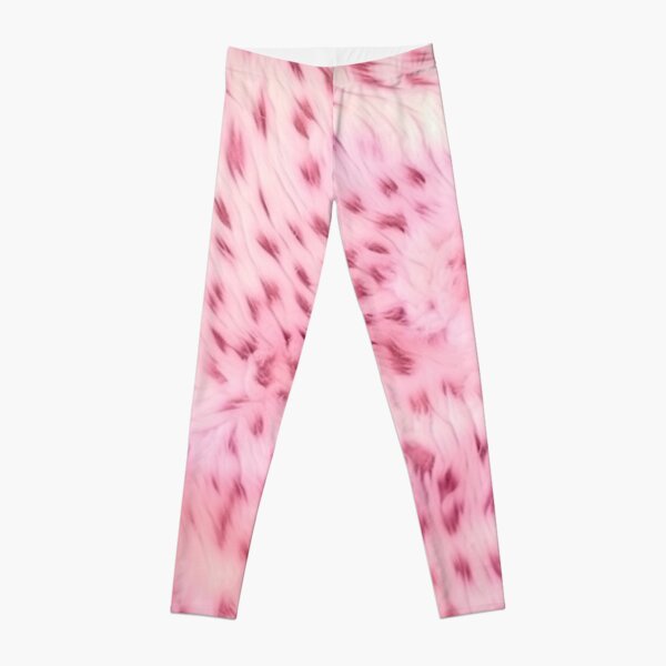 Pink Leopard Skin Leggings