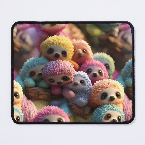 Item preview, Adorable Crocheted Baby Amigurumi Animals Seamless Pattern designed and sold by AlienSkinEyes.